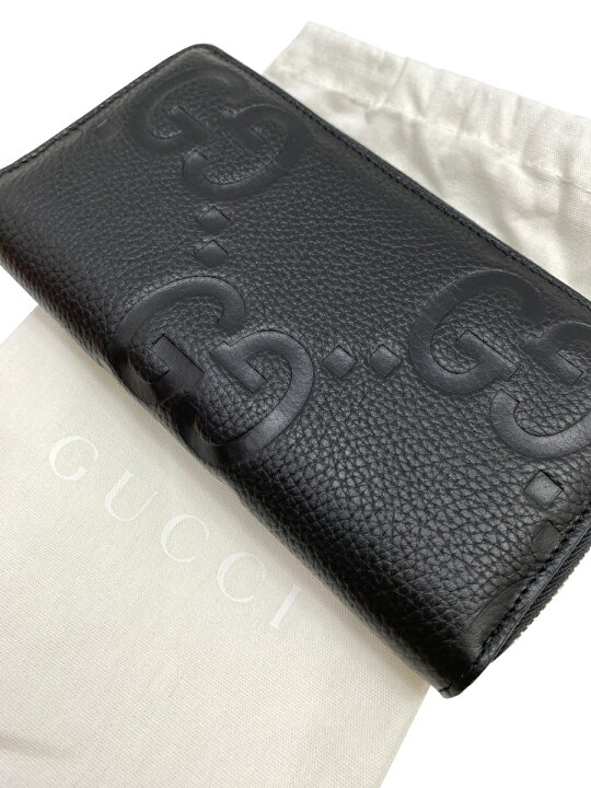 楽天市場】【新品】グッチ GUCCI 長財布 ラウンドファスナー ジャンボ 