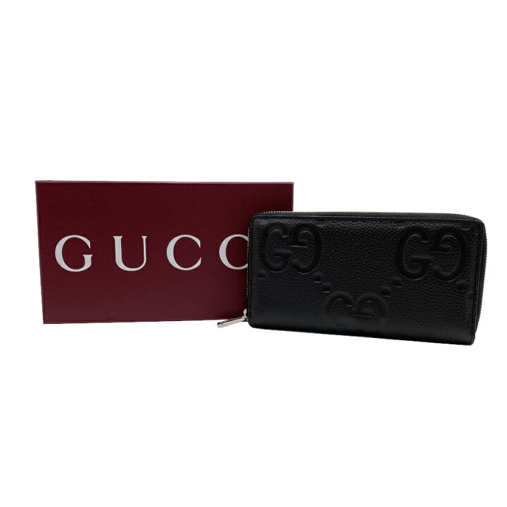 楽天市場】【新品】グッチ GUCCI 長財布 ラウンドファスナー ジャンボ 