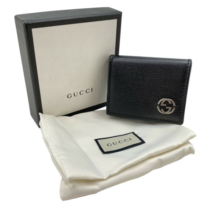楽天市場】グッチ GUCCI コインパース チェルシー インターロッキングG 