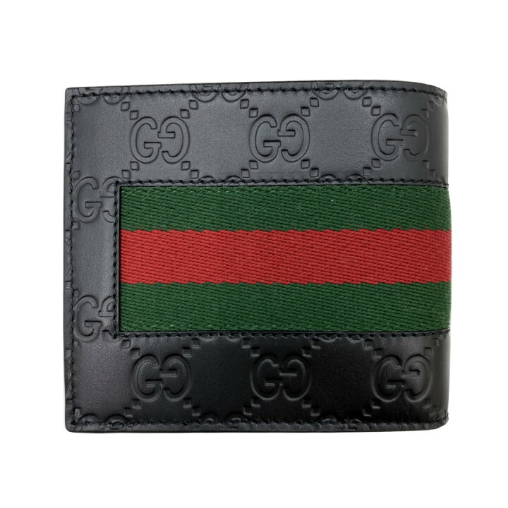 楽天市場】グッチ GUCCI 財布 二つ折り コインウォレット シグネチャー 