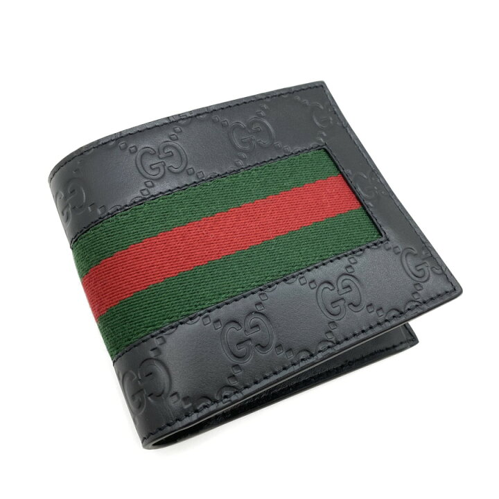 楽天市場】グッチ GUCCI 財布 二つ折り コインウォレット シグネチャー 