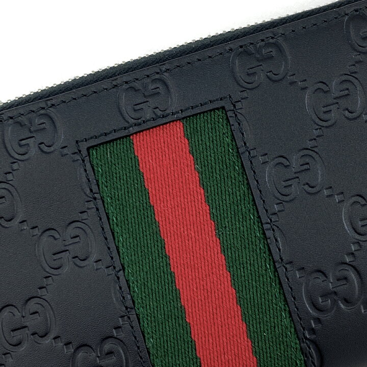 楽天市場】グッチ GUCCI 長財布 ラウンドファスナー シグネチャー 