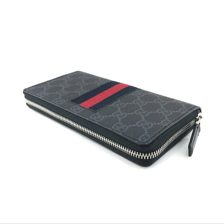 楽天市場】グッチ 長財布 GUCCI ラウンドファスナー ニューウェブ NEW 