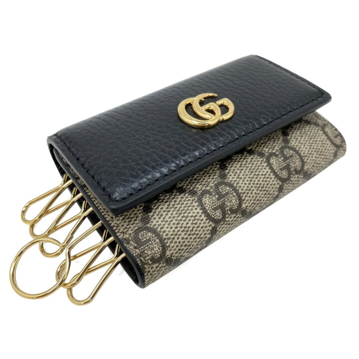 楽天市場】グッチ GUCCI キーケース 6連 キーホルダー ダブルG GG  