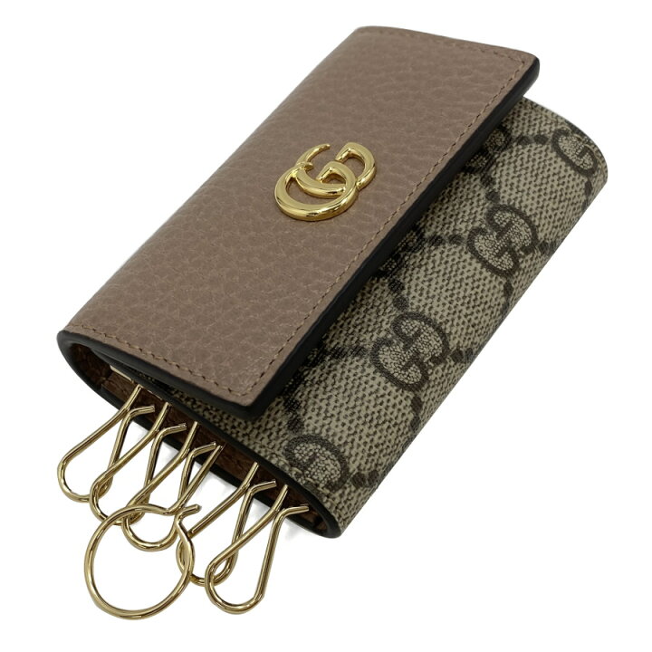 楽天市場】グッチ GUCCI キーケース 6連 キーホルダー GGマーモント  