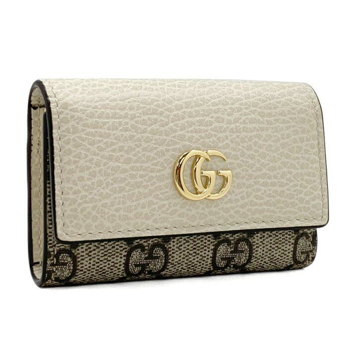 楽天市場】グッチ GUCCI キーケース 6連 キーホルダー GGマーモント 