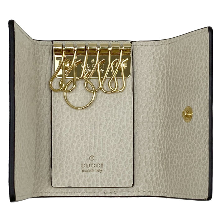 楽天市場】グッチ GUCCI キーケース 6連 キーホルダー GGマーモント 