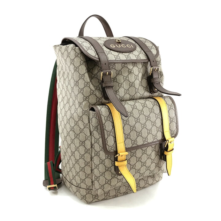 楽天市場】グッチ リュックサック GUCCI バックパック ソフト GG 