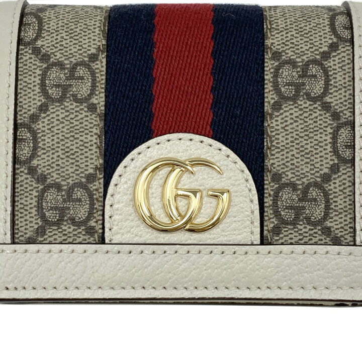 楽天市場】グッチ GUCCI 財布 二つ折り コンパクト 〔オフィディア 