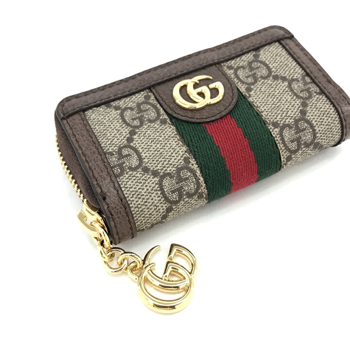 楽天市場】グッチ GUCCI キーケース ラウンドファスナー オフィディア 