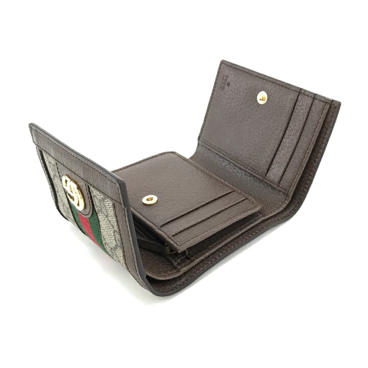 楽天市場】グッチ GUCCI 財布 三つ折り コンパクトウォレット オフィ  