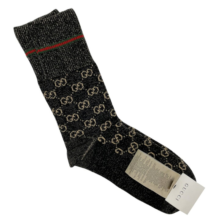 楽天市場】グッチ GUCCI ウェブ GGコットン ソックス 靴下 メンズ M  