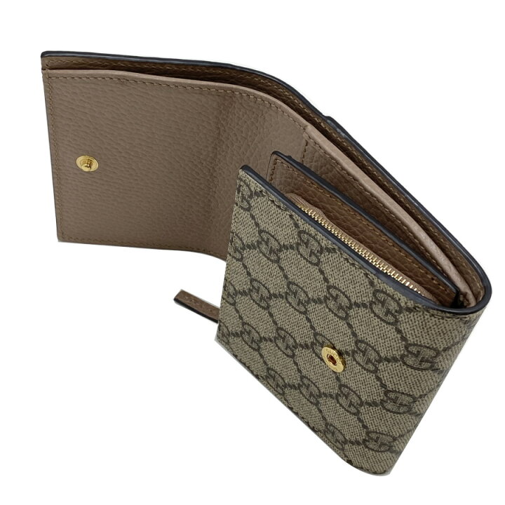 楽天市場】グッチ GUCCI 財布 二つ折り GGマーモント ウォレット  