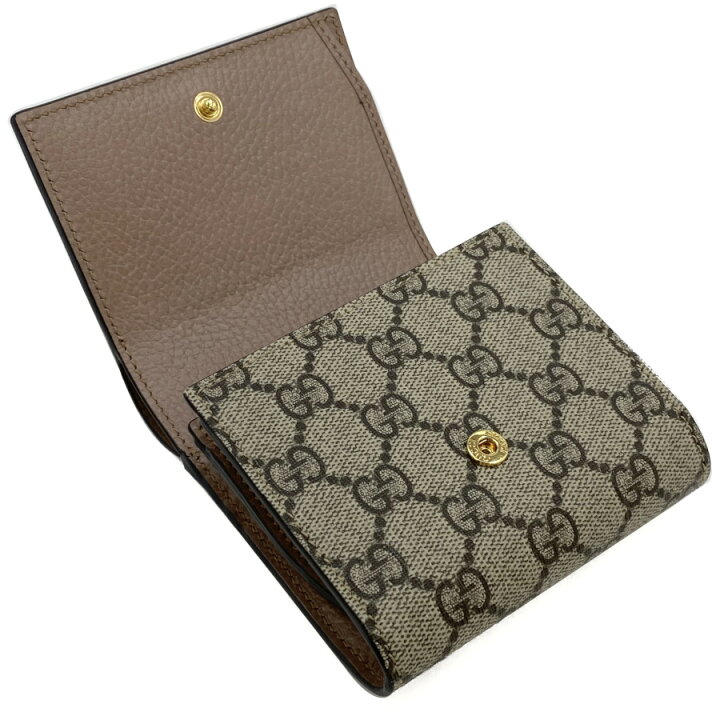 楽天市場】グッチ GUCCI 財布 二つ折り GGマーモント ウォレット 