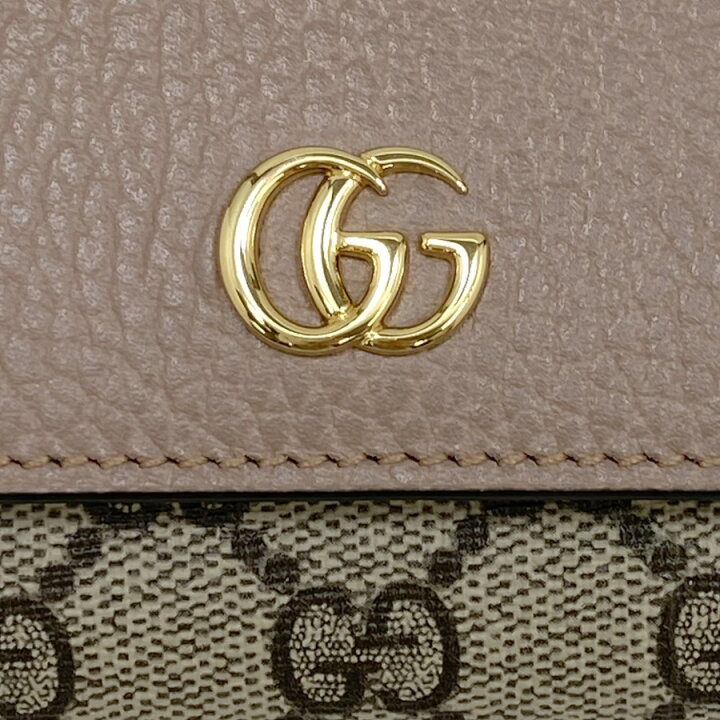 楽天市場】グッチ GUCCI 財布 二つ折り GGマーモント ウォレット 