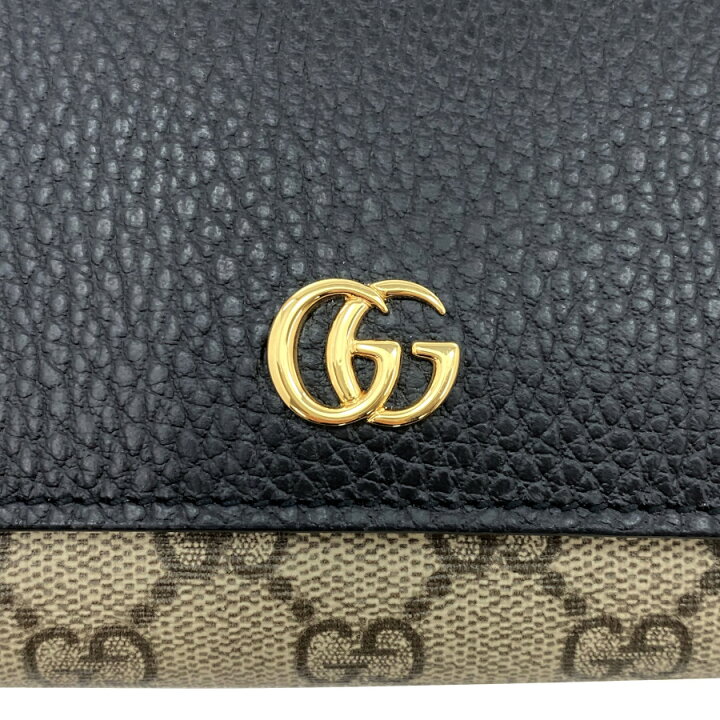 楽天市場】グッチ GUCCI 財布 二つ折り ミディアム ウォレット ミニ 