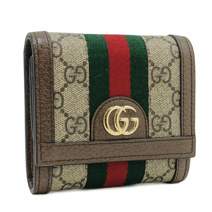 楽天市場】【新品】グッチ GUCCI オフィディア GGウォレット 二つ折り  