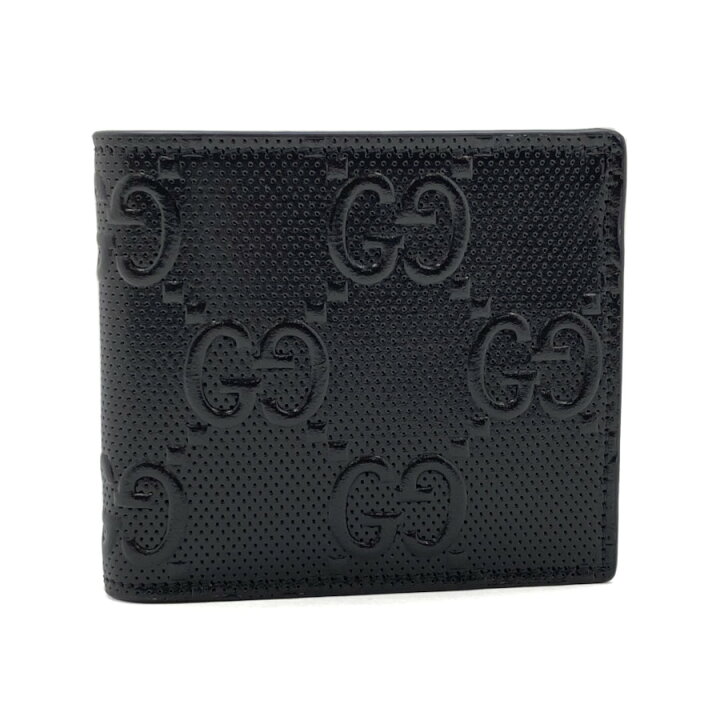 楽天市場】グッチ GUCCI 二つ折り 財布 GGエンボス コインウォレット 