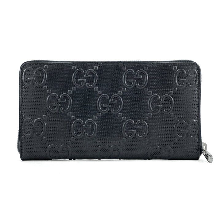 楽天市場】グッチ GUCCI 長財布 ラウンドファスナー GGエンボス ジップ  