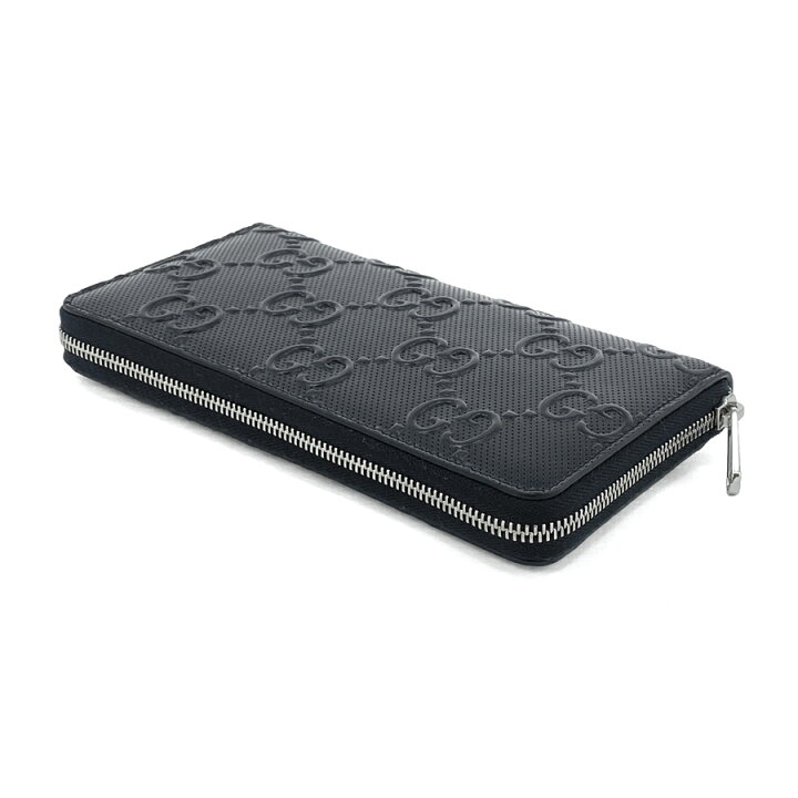 楽天市場】グッチ GUCCI 長財布 ラウンドファスナー GGエンボス ジップ 