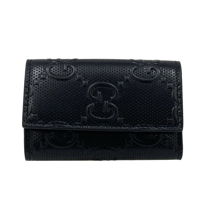 楽天市場 グッチ Gucci キーケース 6連 キーホルダー キーリング Gg柄 シグネチャー エンボス レザー ブラック メンズ 1w3an 1000 Brand Selection Stage