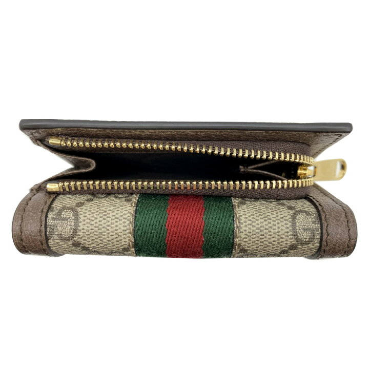 楽天市場】グッチ GUCCI オフィディア 二つ折りウォレット 二つ折り  