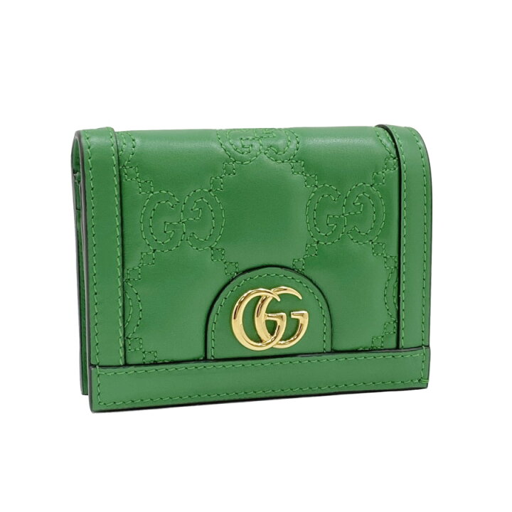 楽天市場】グッチ GUCCI 財布 二つ折り コンパクト GGマトラッセ 