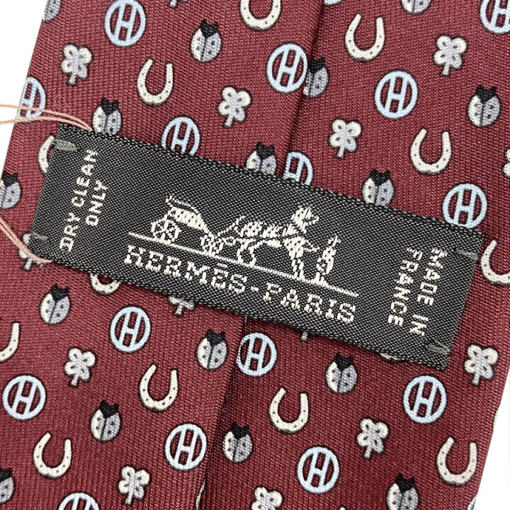 楽天市場】【ラッピング無料】 エルメス HERMES ネクタイ シルクツイル 