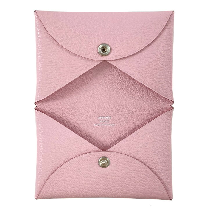 楽天市場】エルメス HERMES カルヴィ シェーブル レザー ローズサクラ 