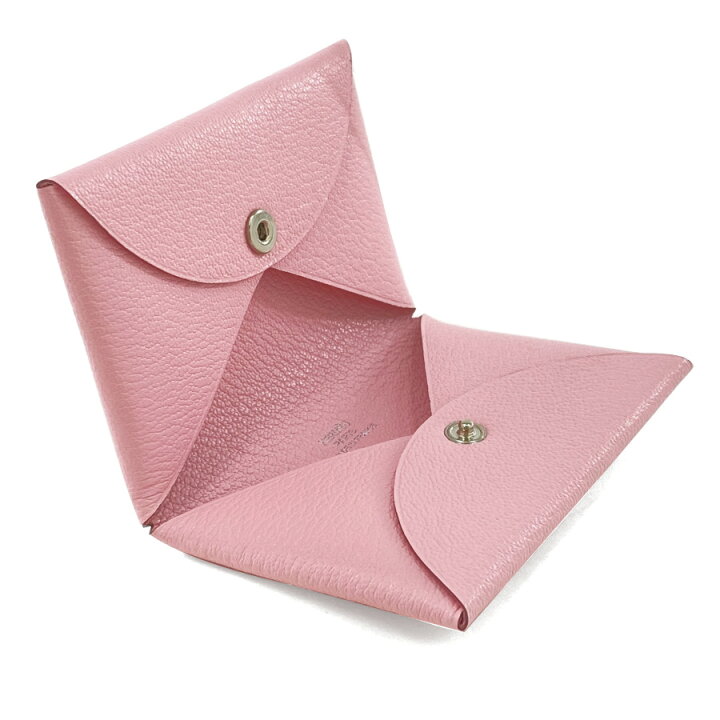 楽天市場】エルメス HERMES カルヴィ シェーブル レザー ローズサクラ  