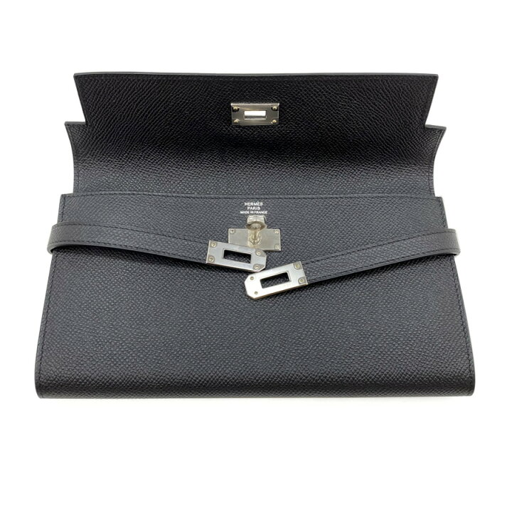 楽天市場】エルメス HERMES 長財布 フラップ ケリー クラシック  