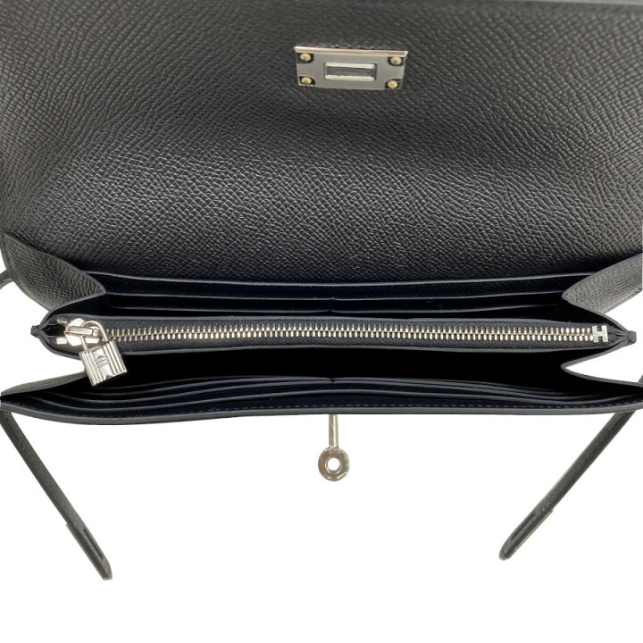 楽天市場】エルメス HERMES 長財布 フラップ ケリー クラシック 
