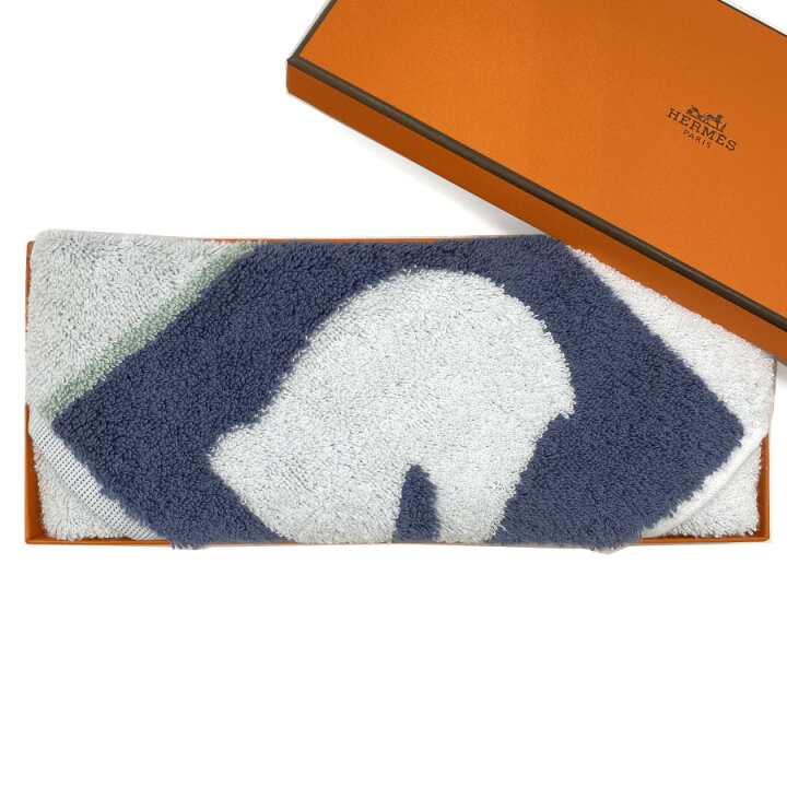 楽天市場】エルメス HERMES ハンドタオル カレ アヴァロン 
