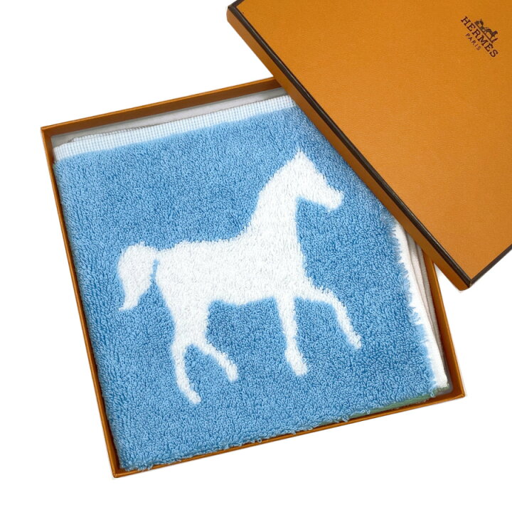 楽天市場】【新品】エルメス HERMES ハンドタオル カレタオル カヴァル 