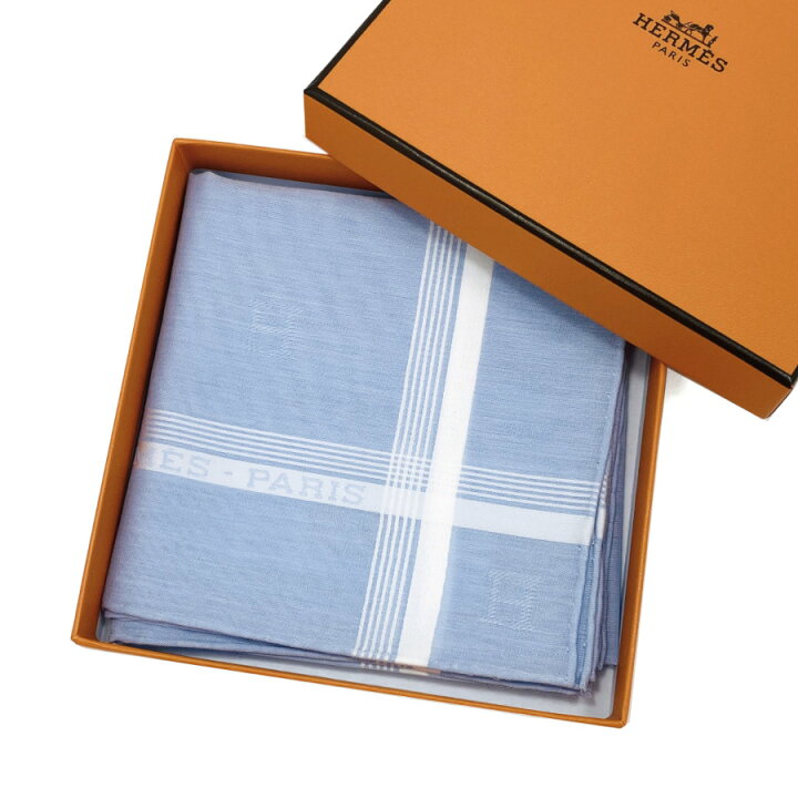 楽天市場】エルメス HERMES ハンカチーフ ハンカチ 《Hレリーフ  