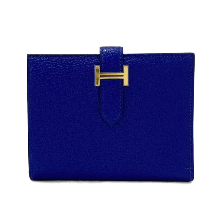 楽天市場】☆2022年製 U刻印☆ エルメス HERMES 財布 二つ折り ミニ  