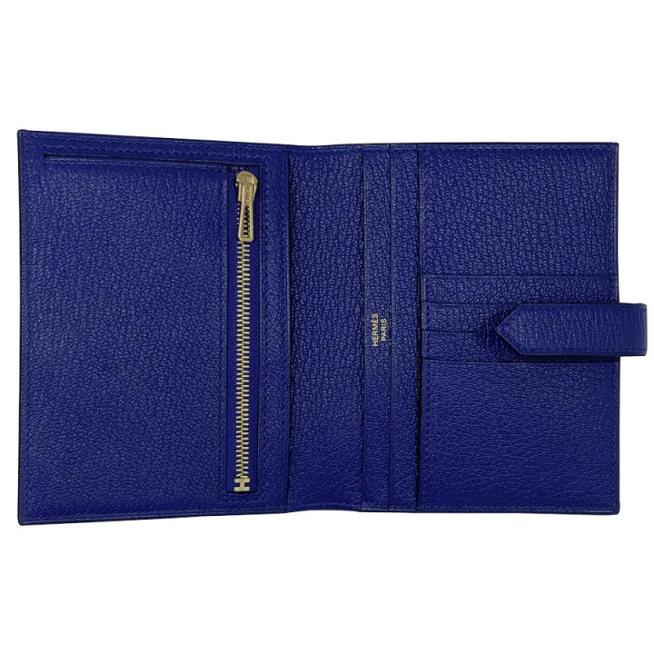 楽天市場】☆2022年製 U刻印☆ エルメス HERMES 財布 二つ折り ミニ  