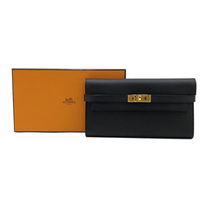 楽天市場】エルメス HERMES 長財布 フラップ ケリー クラシック 
