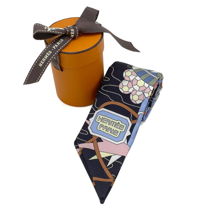 楽天市場】エルメス HERMES Scarf Odyssey twilly オデッセイ ツイリー 