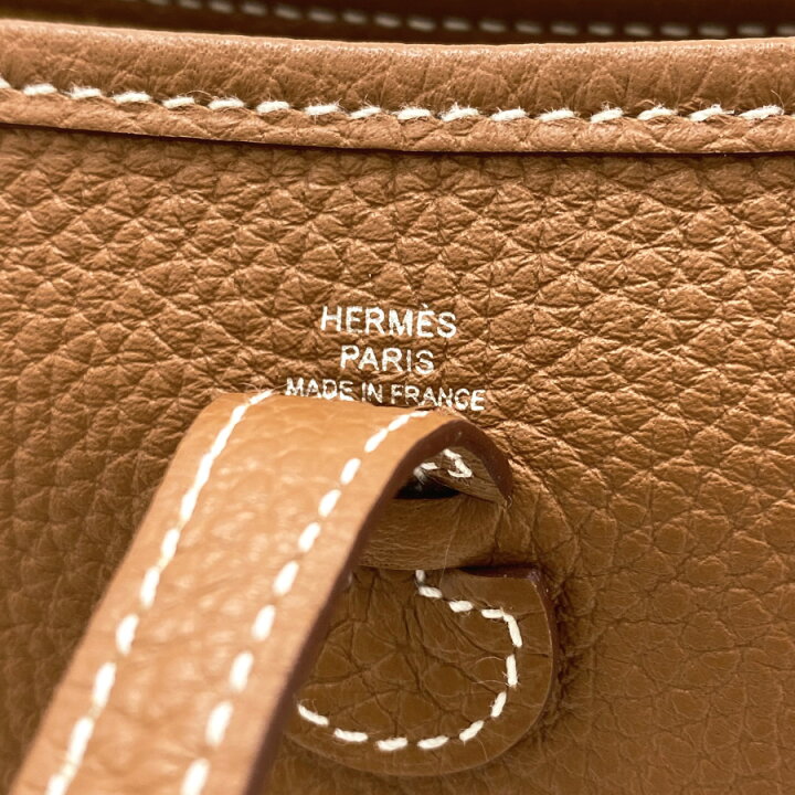 楽天市場】エルメス HERMES エブリン TPM トリヨンクレマンス ゴールド 