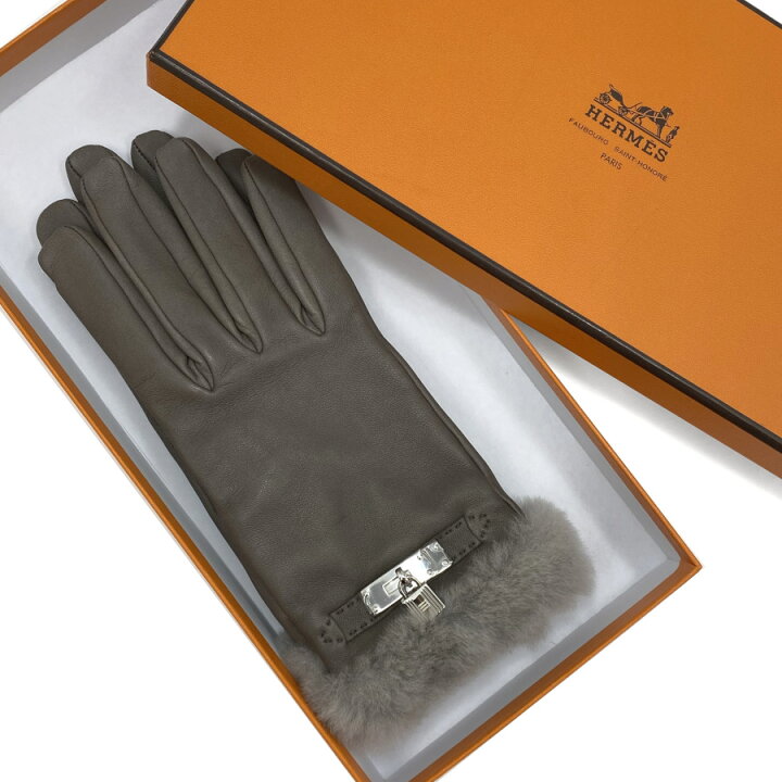 楽天市場】☆ラッピング無料☆ エルメス HERMES ケリーグローブ 手袋  