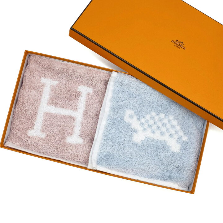 楽天市場】【ギフトセット】エルメス HERMES ハンドタオル アヴァロン  