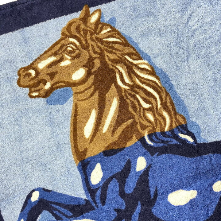 楽天市場】HERMES エルメス ビーチ バス タオル 大判 《シュキュラン 