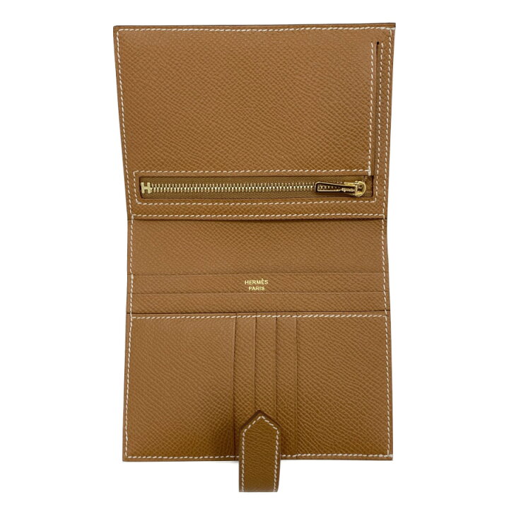 楽天市場】☆U刻印 2022年製☆ エルメス HERMES 財布 二つ折り ミニ  