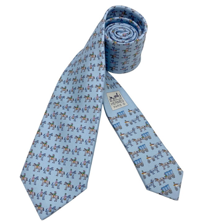 楽天市場】【新品】 エルメス HERMES ネクタイ シルクツイルタイ 7CM  