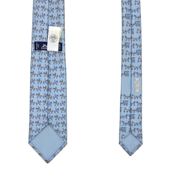 楽天市場】【新品】 エルメス HERMES ネクタイ シルクツイルタイ 7CM  