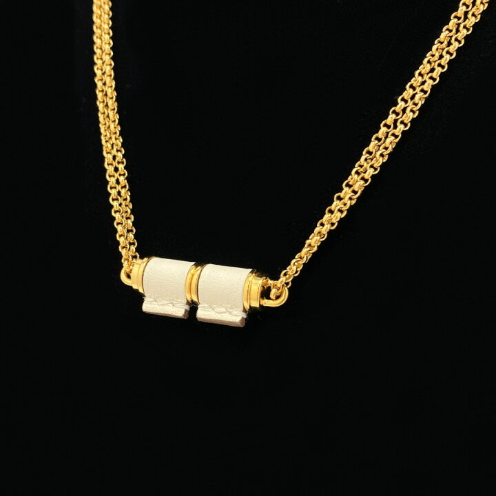 楽天市場】☆ゴールド金具☆エルメス HERMES ネックレス シャル 