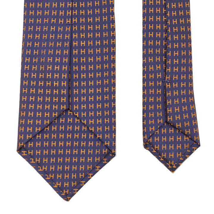 楽天市場】【新品】エルメス HERMES ネクタイ 《 ファソネH 》 7cm H 