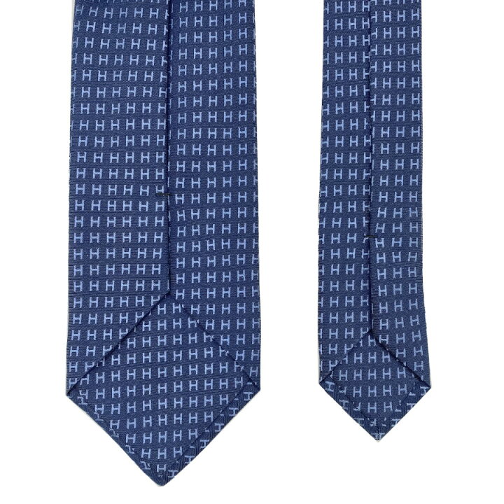 楽天市場】【新品】 エルメス HERMES ネクタイ H織りタイ バイカラー  