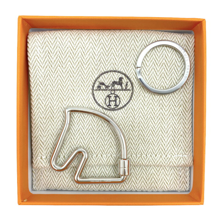 楽天市場】【新品】HERMES エルメス キーホルダー《シュヴァル 